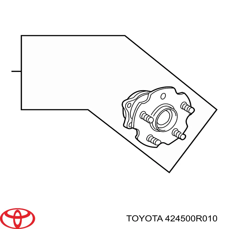 Купити 424500R010 Toyota Підшипник ступиці колеса