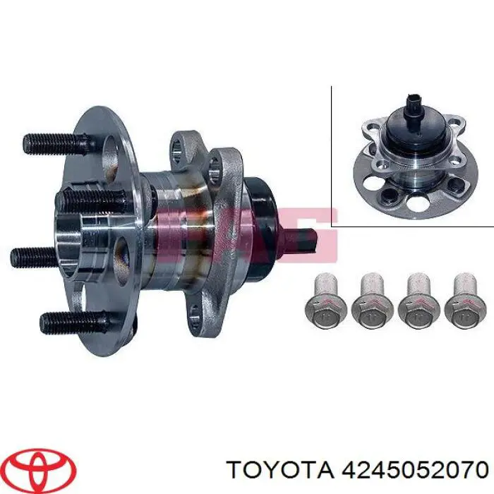 Маточини задніх коліс Toyota 4245052070 ціна, від 50.68 USD