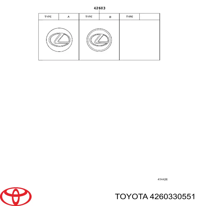 Купити 4260330551 Toyota Автомобільні ковпаки