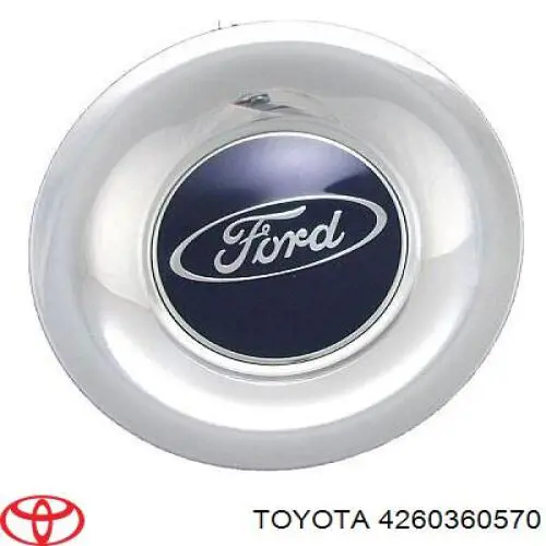 4260360570 Toyota Ковпаки на колеса