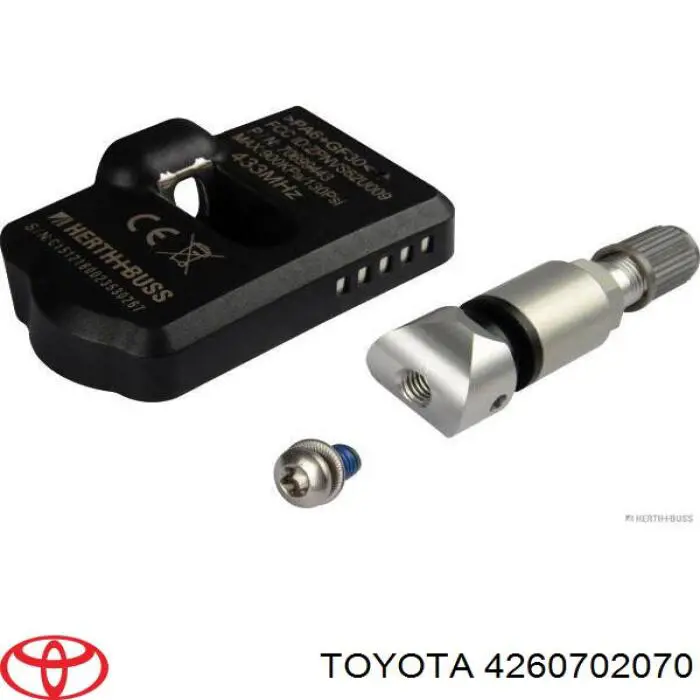 4260702070 Toyota датчик тиску повітря в шинах