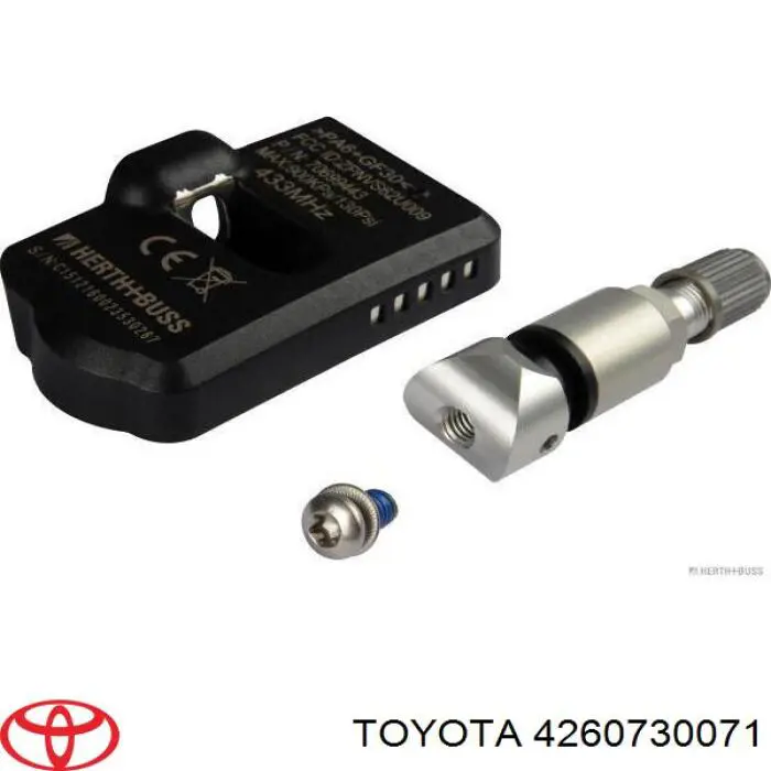 4260730071 Toyota датчик тиску повітря в шинах
