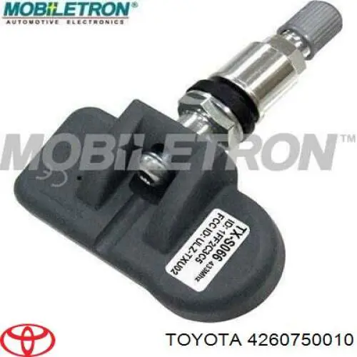 4260750010 Toyota датчик тиску повітря в шинах