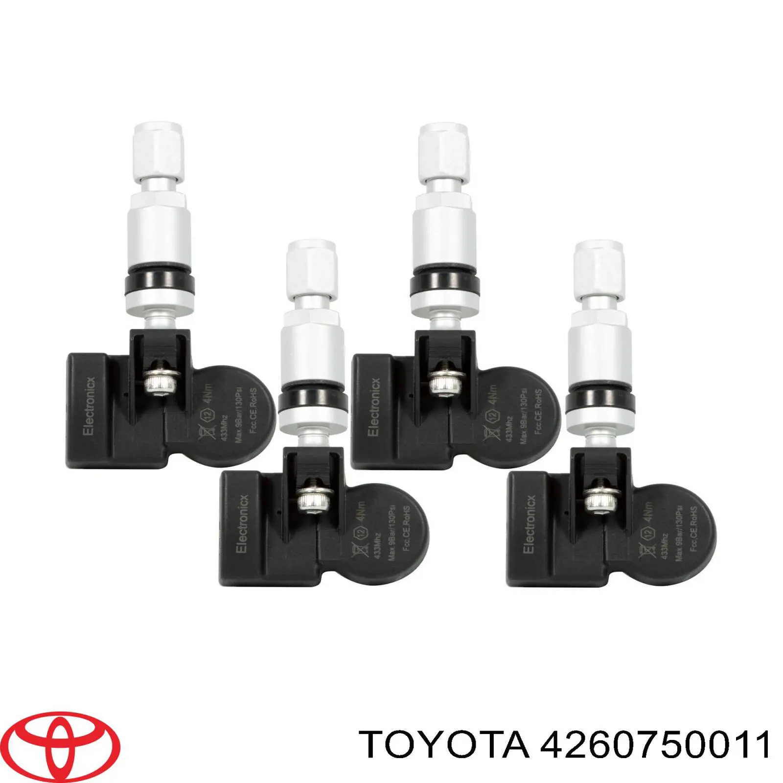 4260750011 Toyota датчик тиску повітря в шинах