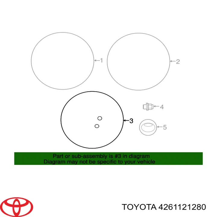  Toyota 4261121280 ціна, від 101.35 USD