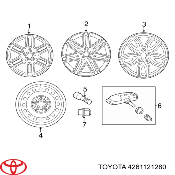 4261121280 Toyota 