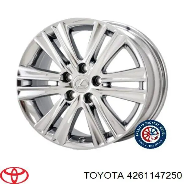 Диски колісні литі (легкосплавні, титанові) Toyota 4261147250 ціна, від 12.84 USD