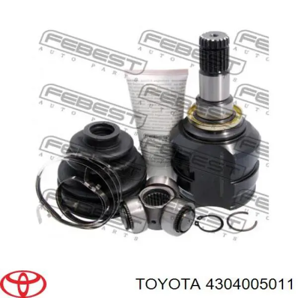Шарнір кутових швидкостей передній лівий Toyota 4304005011 ціна, від 31.31 USD
