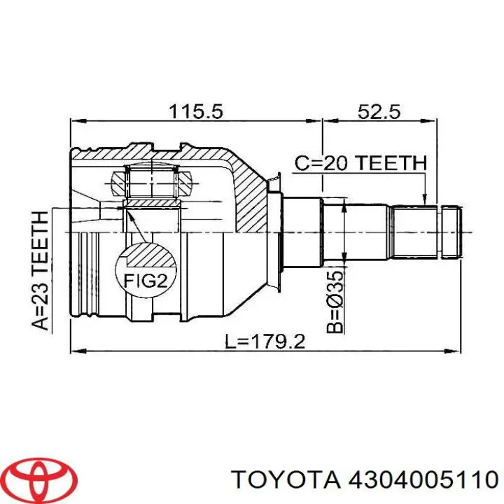 Купити TIJ0078 Magneti Marelli ШРУС внутрішній правий