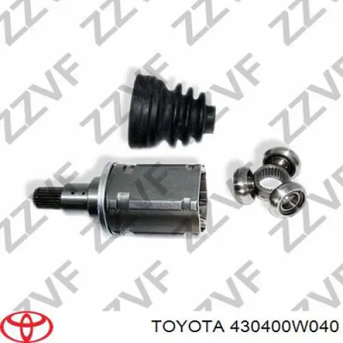 ШРКШ внутрішній, передній, лівий 430400W040 Toyota