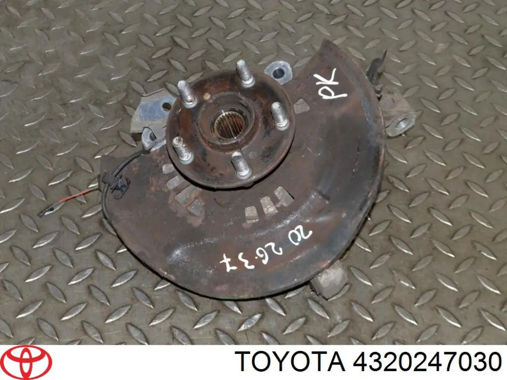 Цапфа поворотного кулака Toyota 4320247030 ціна, від 28.22 USD