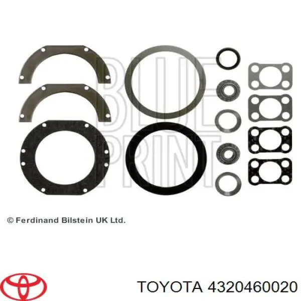 Ремкомплект шкворня поворотного кулака Toyota Hilux (N) (Тойота Хайлюкс)