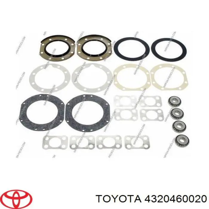 Купити 4320460020 Toyota Ремкомплект шкворня поворотного кулака
