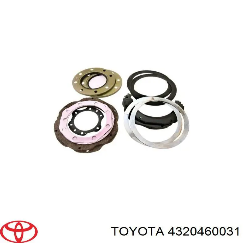 Ремкомплект шкворня поворотного кулака Toyota 443460050 ціна, від 16.03 USD