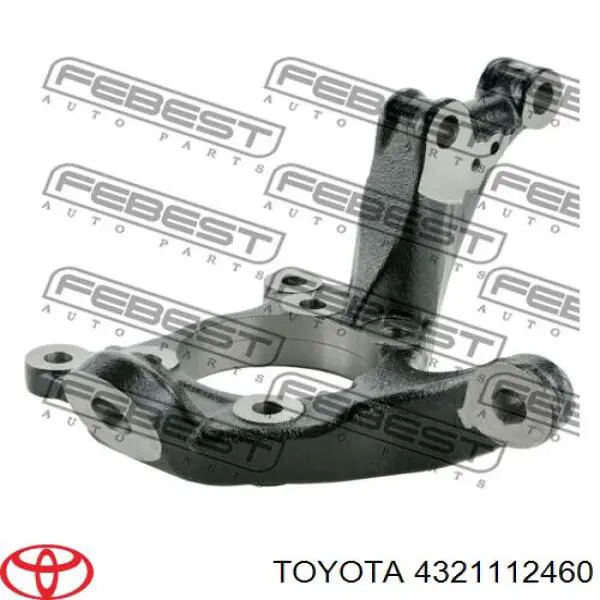 4321112460 Toyota цапфа - поворотний кулак передній, правий