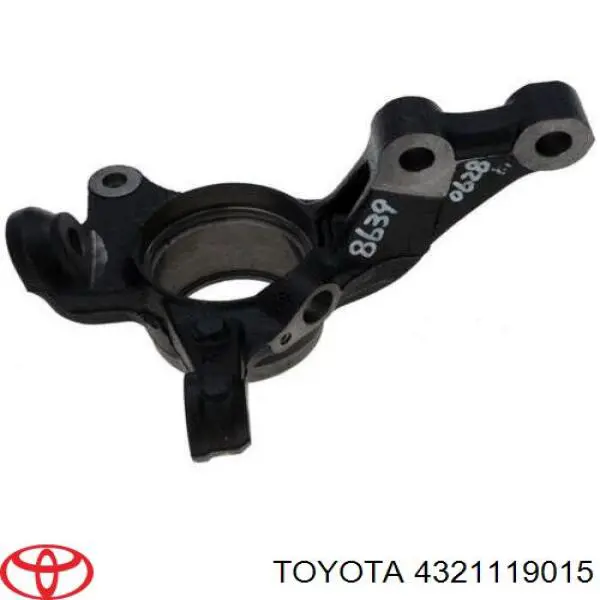 Цапфа - поворотний кулак передній, правий Toyota Corolla (E12) (Тойота Королла)