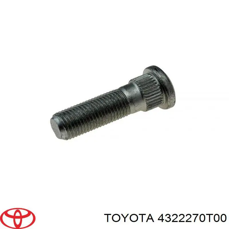 4322270T00 Toyota Шпилька колісна, передня