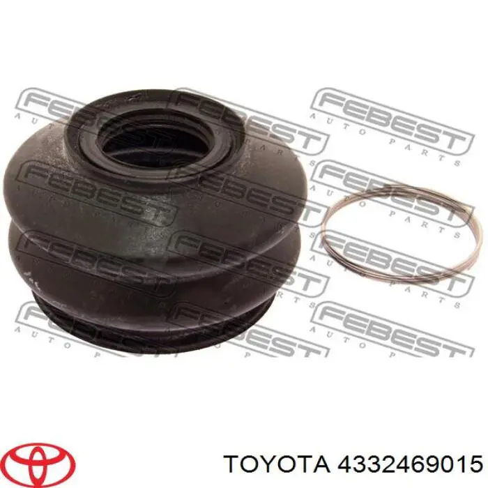 Пильник опори кульової верхньої Toyota 4332469015 ціна, від 4.14 USD