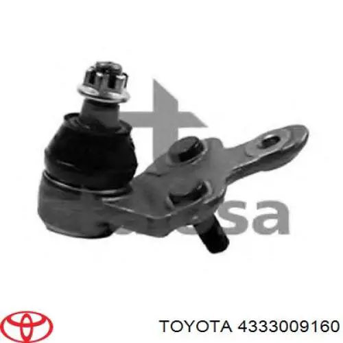 Кульова опора, нижня, права Toyota 4333009160 ціна, від 16.10 USD
