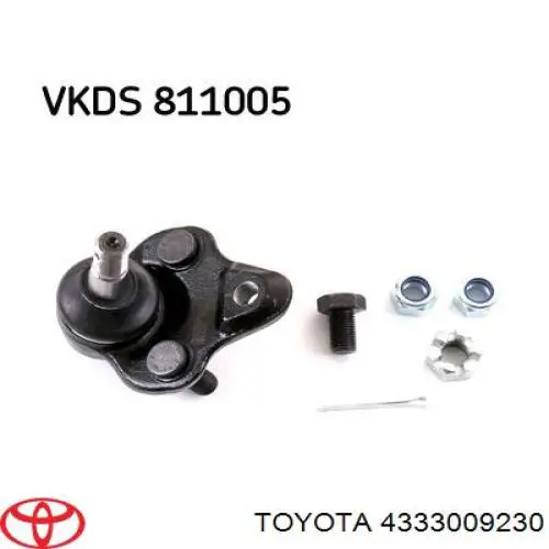 Кульова опора, нижня 4333009230 Toyota