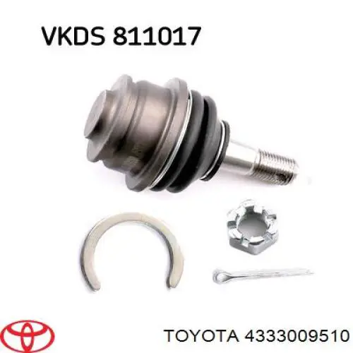 Купити 4333009510 Toyota Кульова опора, нижня