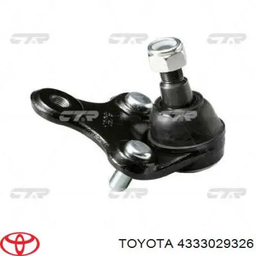 Кульова опора, нижня Toyota 4333029326 ціна, від 14.84 USD