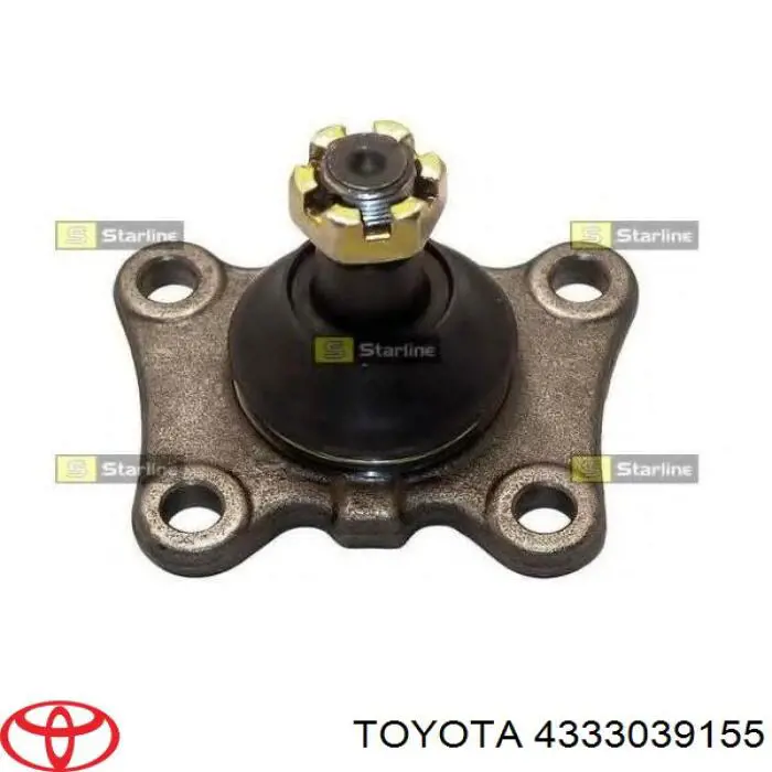 Кульова опора, нижня Toyota 4333039155 ціна, від 13.60 USD