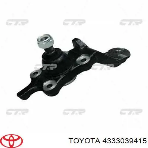 Кульова опора, нижня, права 4333039415 Toyota