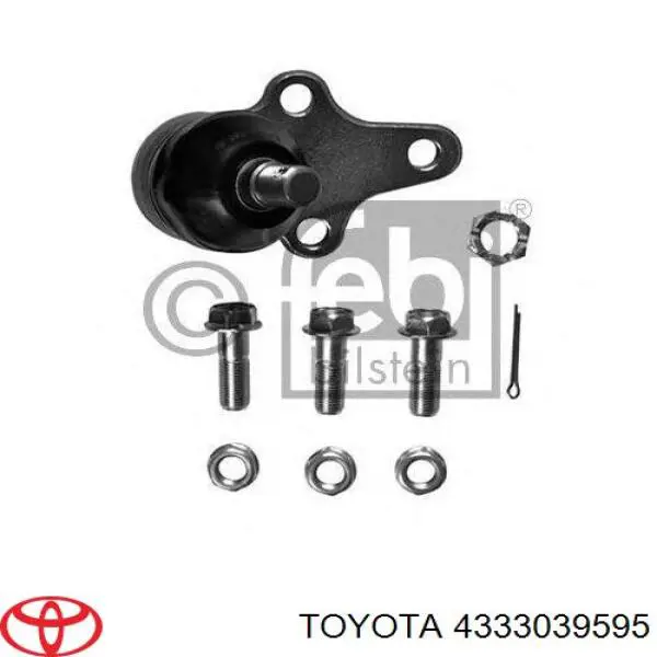 Кульова опора, нижня Toyota 4333039595 ціна, від 9.00 USD