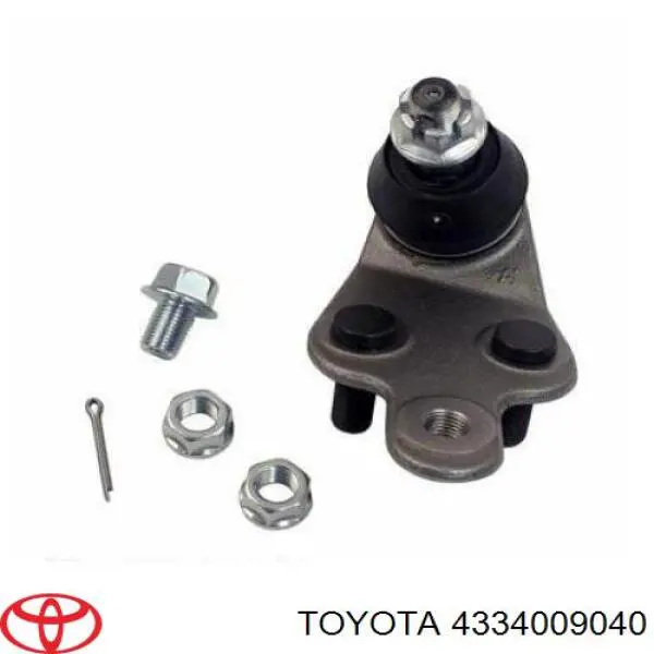 Купити 4334009040 Toyota Кульова опора, нижня, ліва