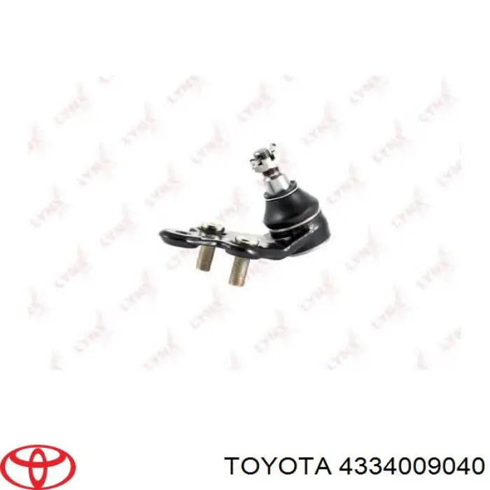 Кульова опора, нижня, ліва 4334009040 Toyota
