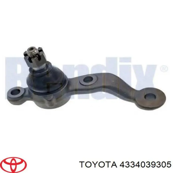 Купити 4334039305 Toyota Кульова опора, нижня, ліва