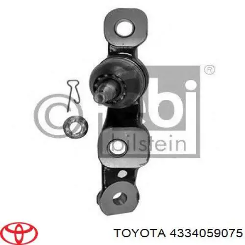 Кульова опора, нижня, ліва Toyota 4334059075 ціна, від 22.01 USD