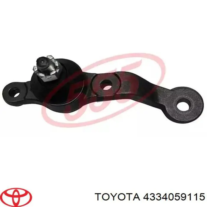 4334059115 Toyota Кульова опора, нижня, ліва