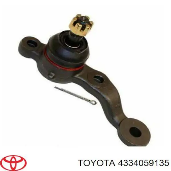 Кульова опора, нижня, ліва 4334059135 Toyota