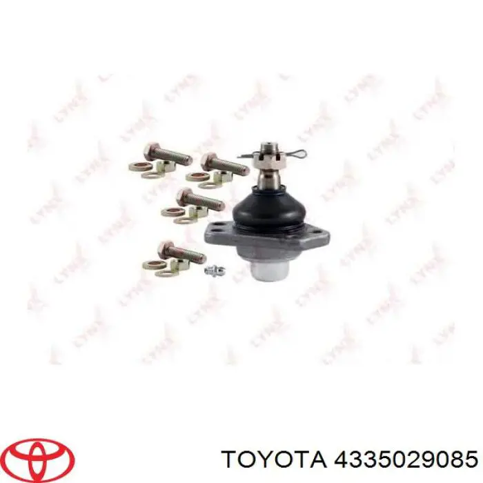 Кульова опора, верхня 4335029085 Toyota