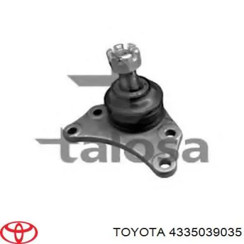 4335039035 Toyota Кульова опора, верхня
