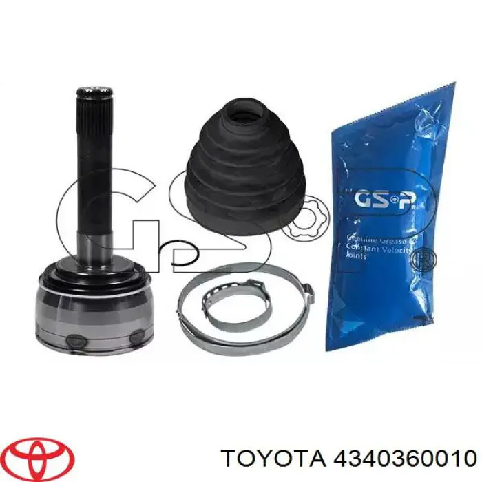 Купити 4340360010 Toyota Граната внутрішня ліва