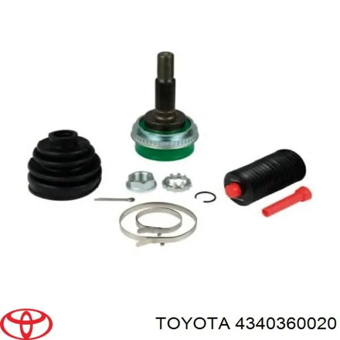 ШРКШ внутрішній, передній Toyota 4340360020 ціна, від 104.36 USD