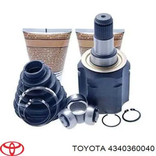 Купити 4340360040 Toyota Граната внутрішня ліва