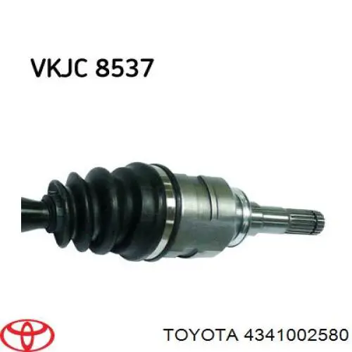 Купити 4341002580 Toyota Піввісь права
