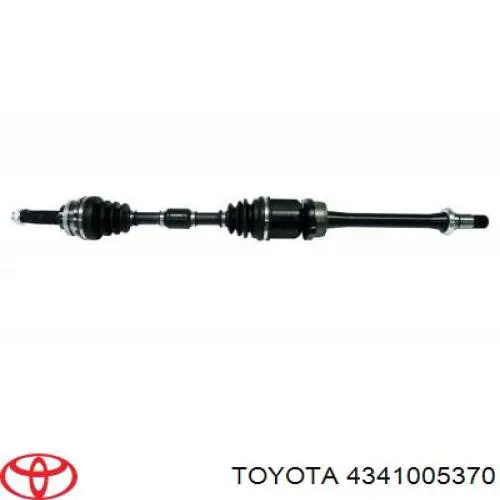 Піввісь передня, права Toyota 4341005370 ціна, від 128.39 USD