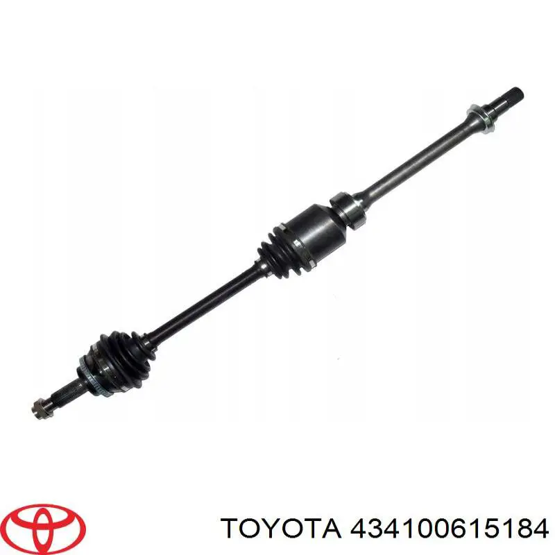 Піввісь передня, права Toyota 434100615184 ціна, від 169.60 USD