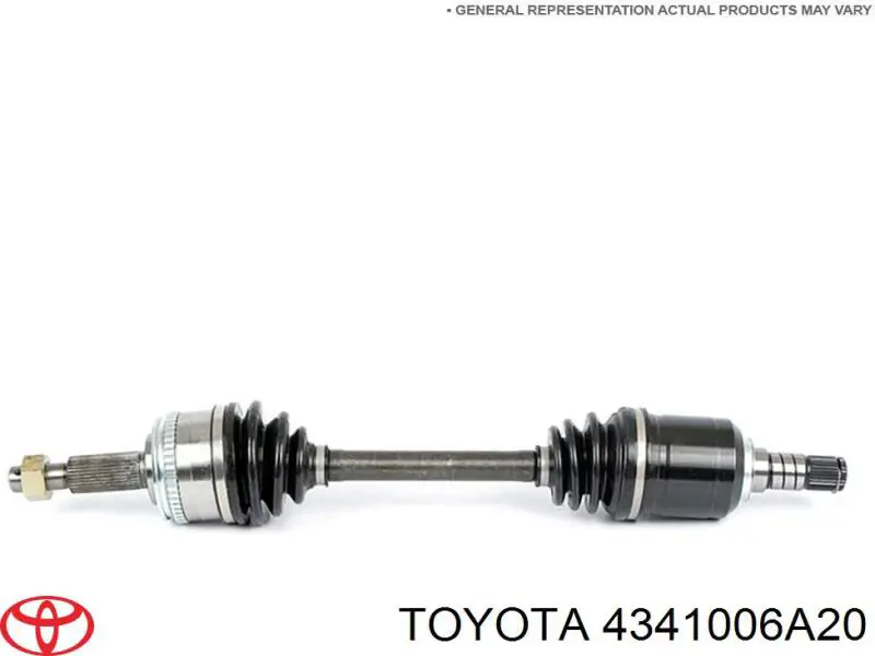 434100T010 Toyota піввісь (привід передня, права)