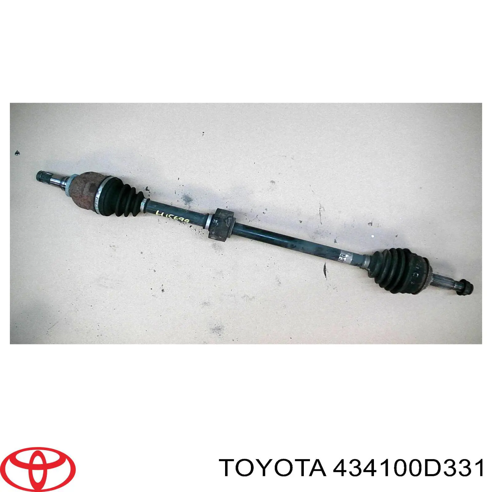 Піввісь передня, права Toyota 434100D331 ціна, від 92.79 USD