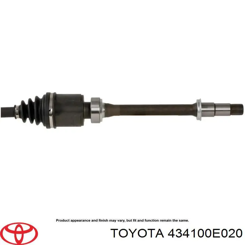Піввісь передня, права Toyota 434100E020 ціна, від 148.98 USD
