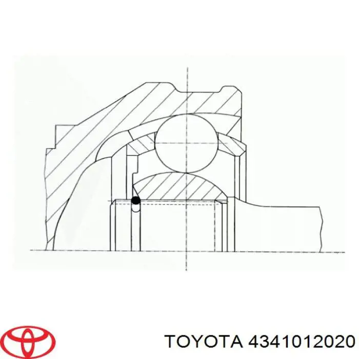 Привід передній правий на Toyota Starlet II P7