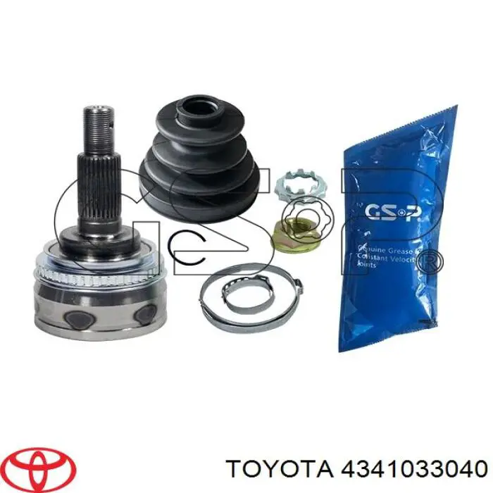 Піввісь передня, права Toyota 4341033040 ціна, від 405.11 USD