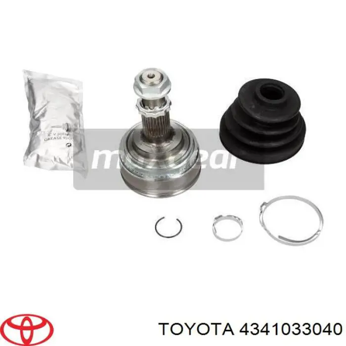 Купити 4341033040 Toyota Піввісь права