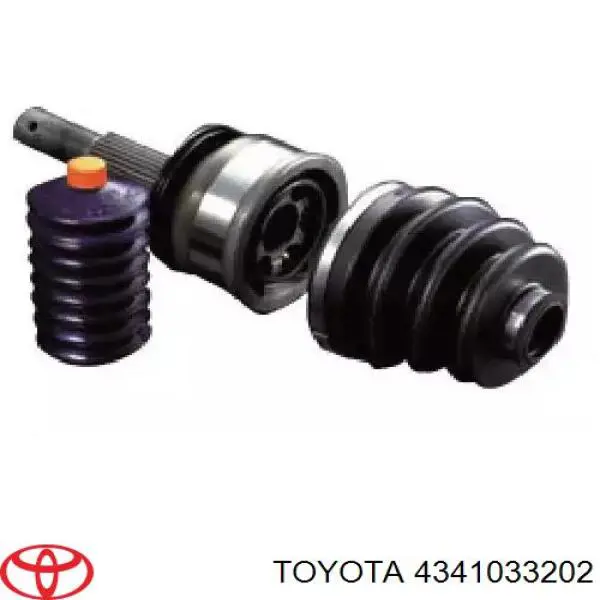 4341033202 Toyota Привід передній правий